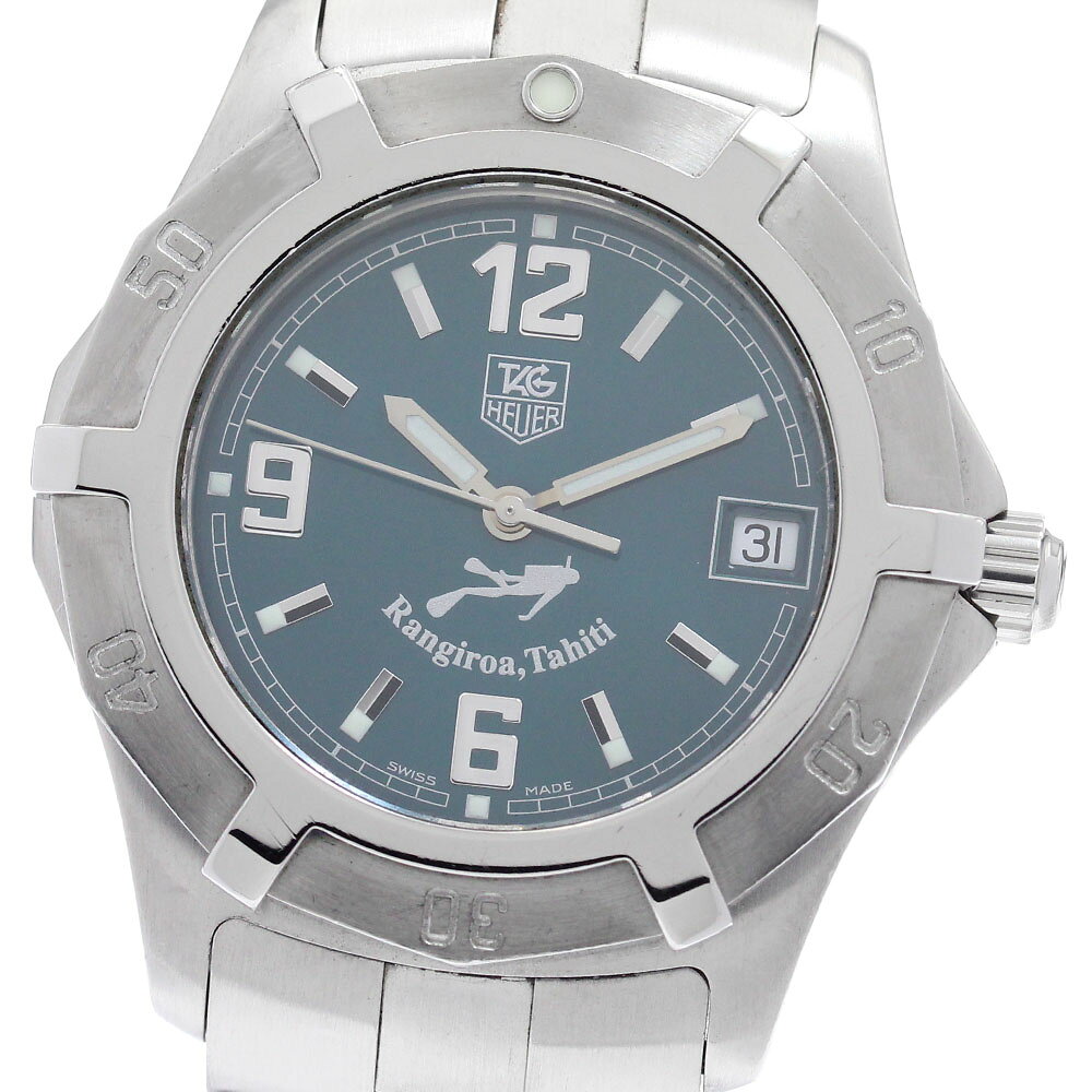 タグホイヤー TAG HEUER WN111A.BA0332 エクスクルーシブ ランギロア・タヒチ 世界限定3000本 デイト クォーツ メンズ _967283【中古】