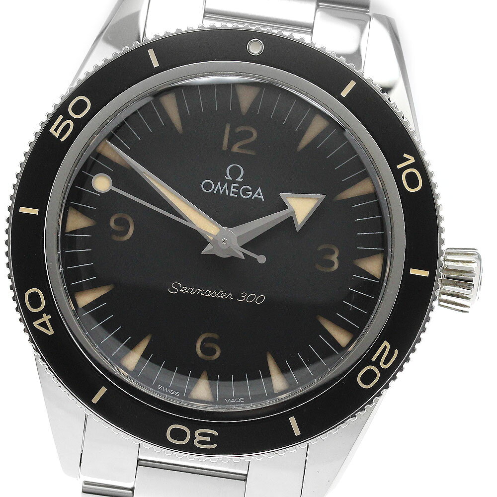 オメガ OMEGA 234.30.41.21.01.001 シーマスター 300 コーアクシャル マスター クロノメーター 自動巻き メンズ 美品 保証書付き_971193【中古】