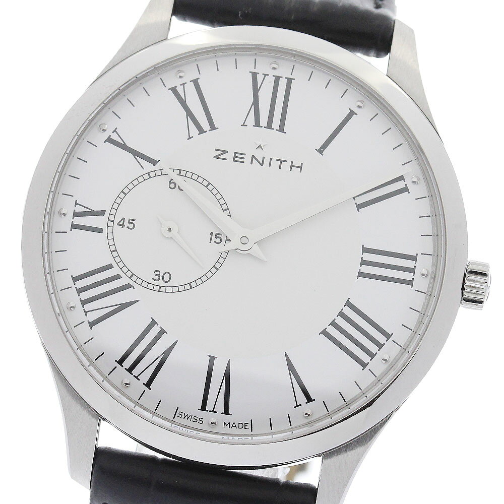ゼニス ZENITH 03.2010.681/11.C493 エリート ヘリテージ ウルトラシン 自動巻き メンズ 良品 _972518【中古】