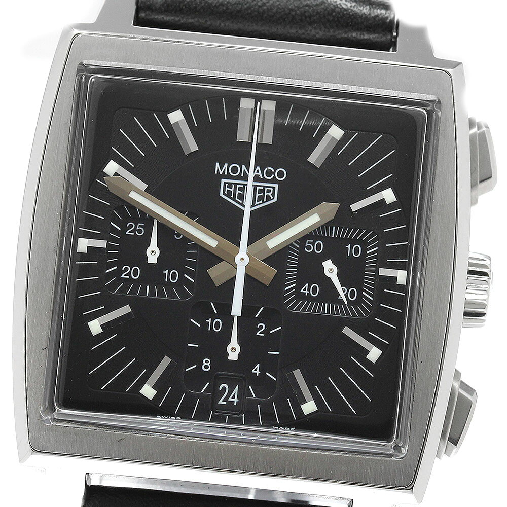 タグホイヤー TAG HEUER CS2111 モナコ クロノグラフ デイト 自動巻き メンズ 良品 _961615【中古】