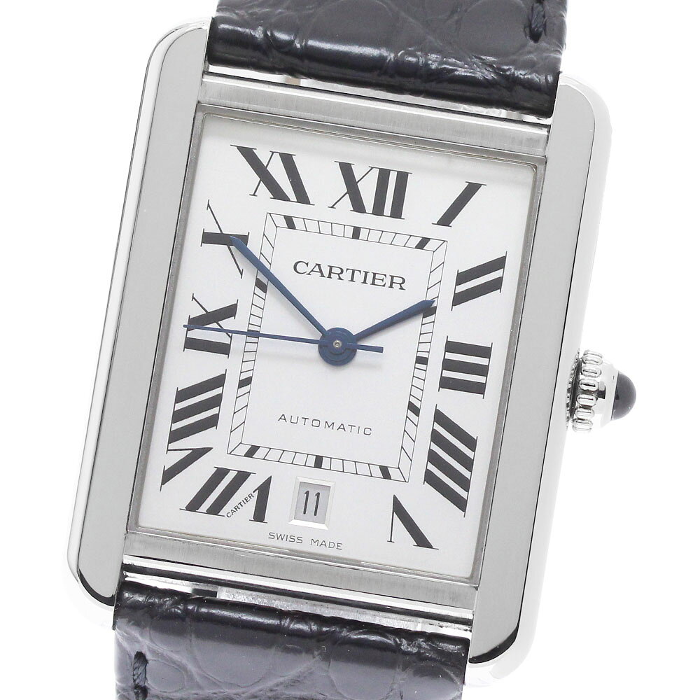 カルティエ CARTIER W5200027 タンクソロ XL デイト 自動巻き メンズ _968416【中古】