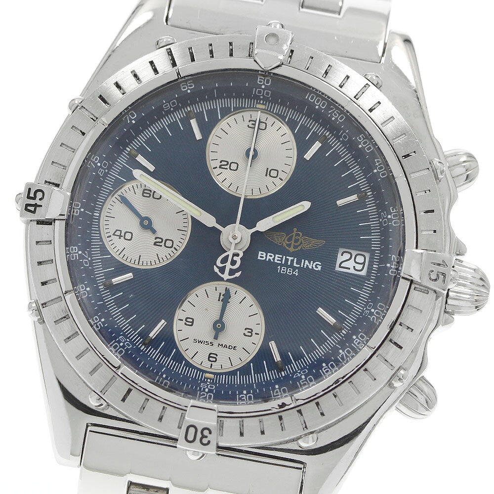 ブライトリング BREITLING A13047 クロノマット デイト 自動巻き メンズ 保証書付き_969068【中古】