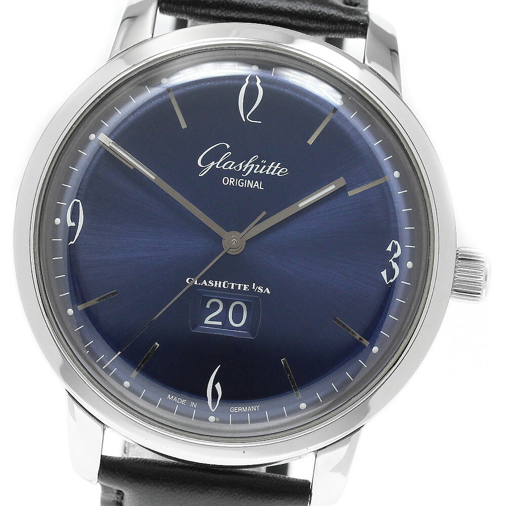 グラスヒュッテ・オリジナル GLASHUTTE ORIGINAL 2-39-47-06-02-04 シックスティーズ パノラマデイト 自動巻き メンズ 美品 _970698【中古】