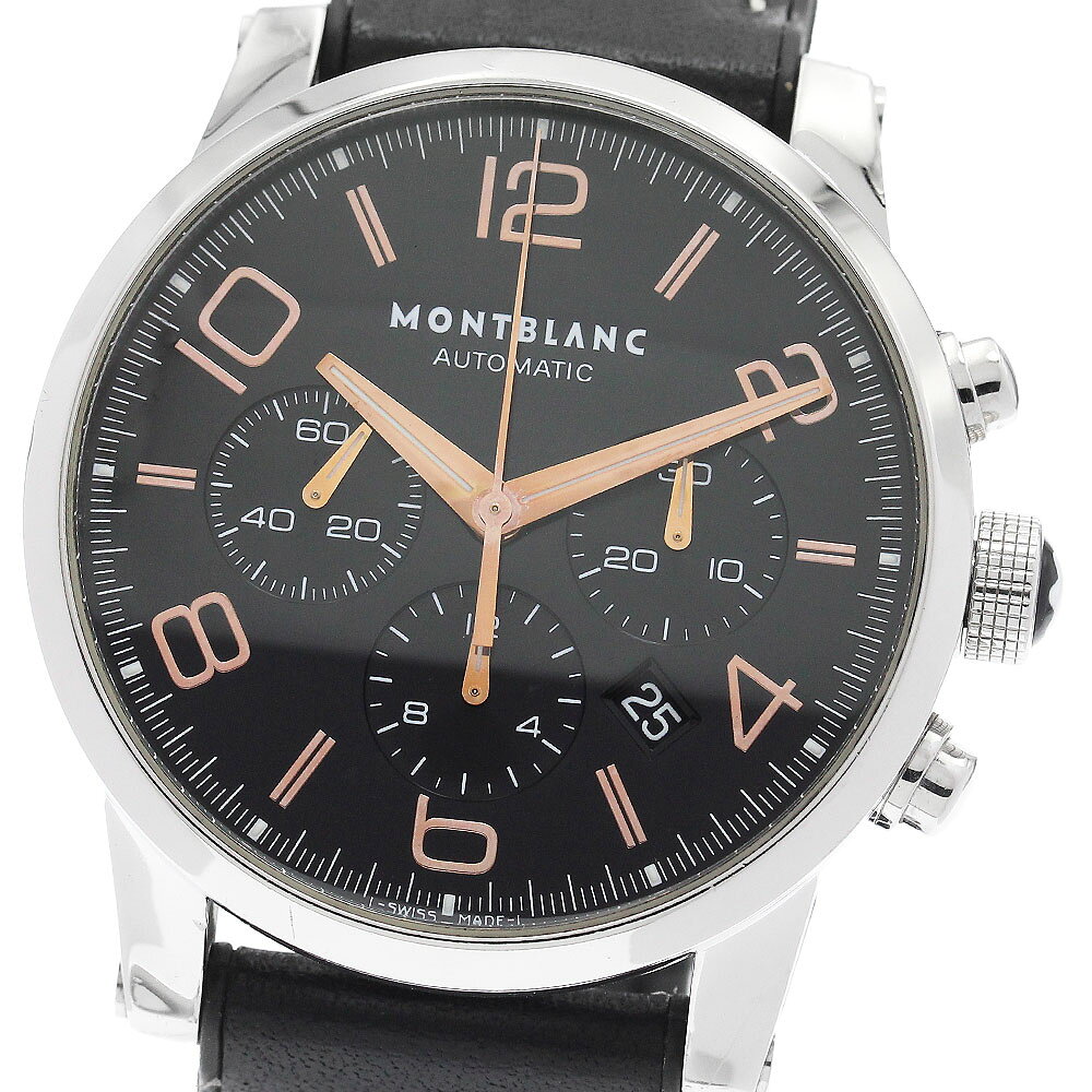 モンブラン MONTBLANC 7141 タイムウォーカー クロノグラフ デイト 自動巻き メンズ _970835【中古】