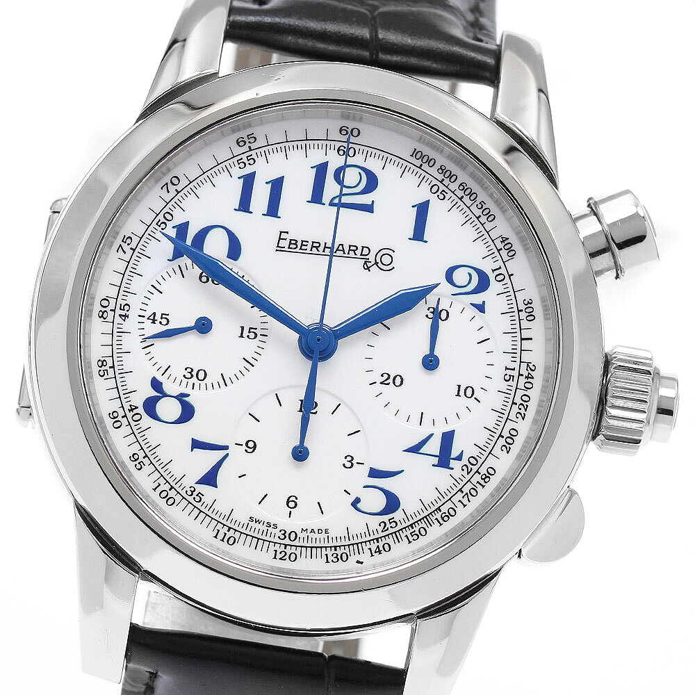 エベラール EBERHARD 31045.1 タツィオ ヌヴォラーリ・ヴァンダーヴィルドカップ クロノグラフ 自動巻き メンズ 箱・保証書付き_971583【中古】