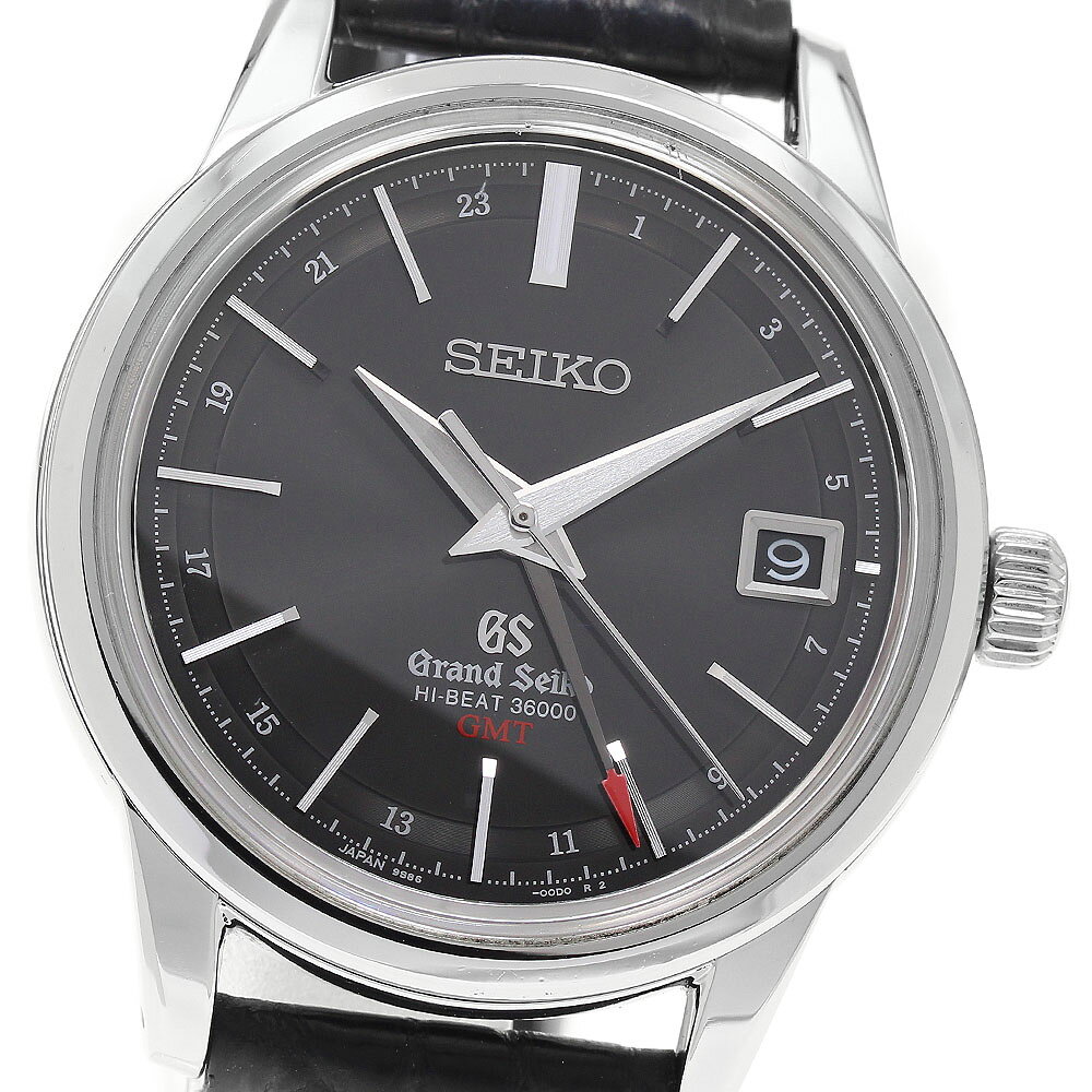 セイコー SEIKO SBGJ019/9S86-00C0 グランドセイコー メカニカル ハイビート36000 GMT 自動巻き メンズ 箱・保証書付き_972059【中古】