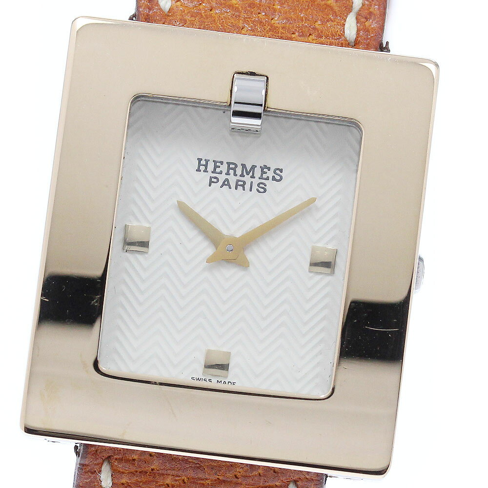 エルメス HERMES BE1.220 ベルトウォッチ □E刻印 クォーツ レディース 良品 _972065【中古】