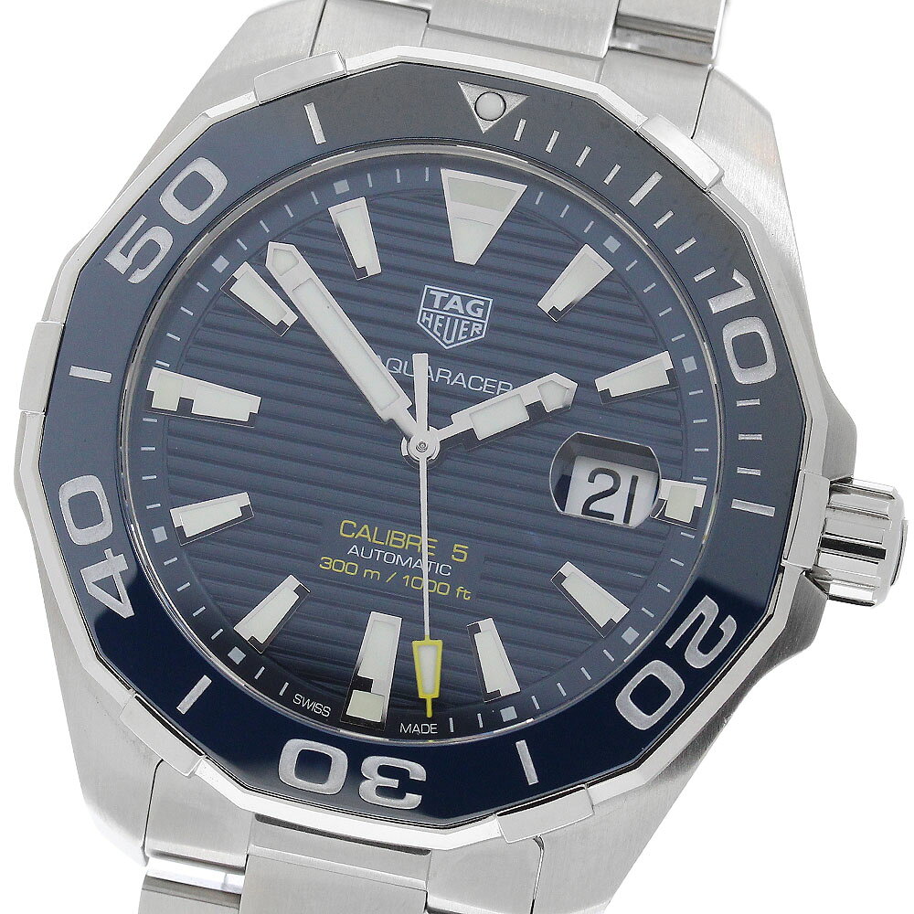 タグホイヤー TAG HEUER WAY201B-0 アクアレーサー キャリバー5 デイト 自動巻き メンズ 美品 _973394【中古】