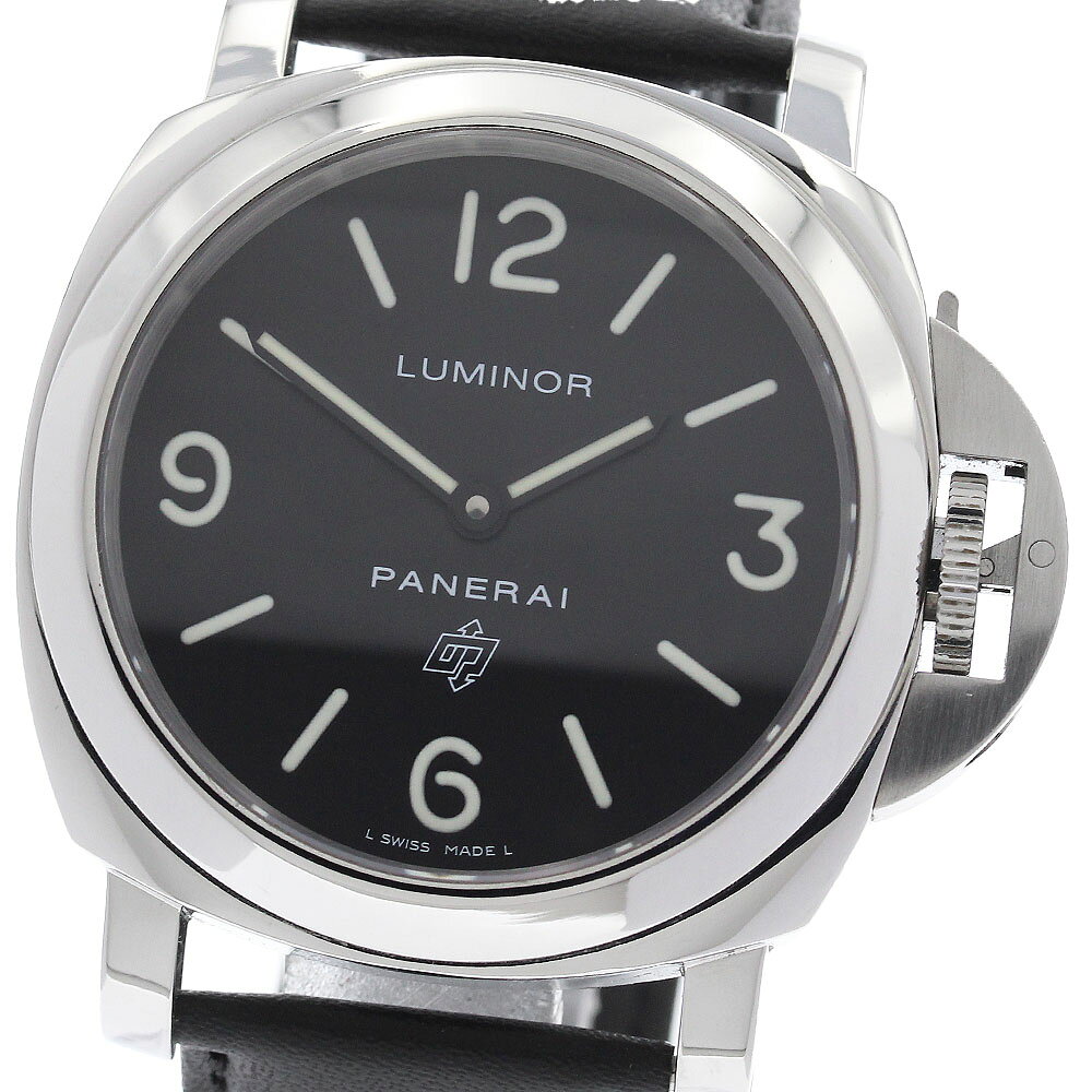 パネライ PANERAI PAM00000 ルミノール ベース ロゴ 手巻き メンズ 保証書付き_973962【中古】