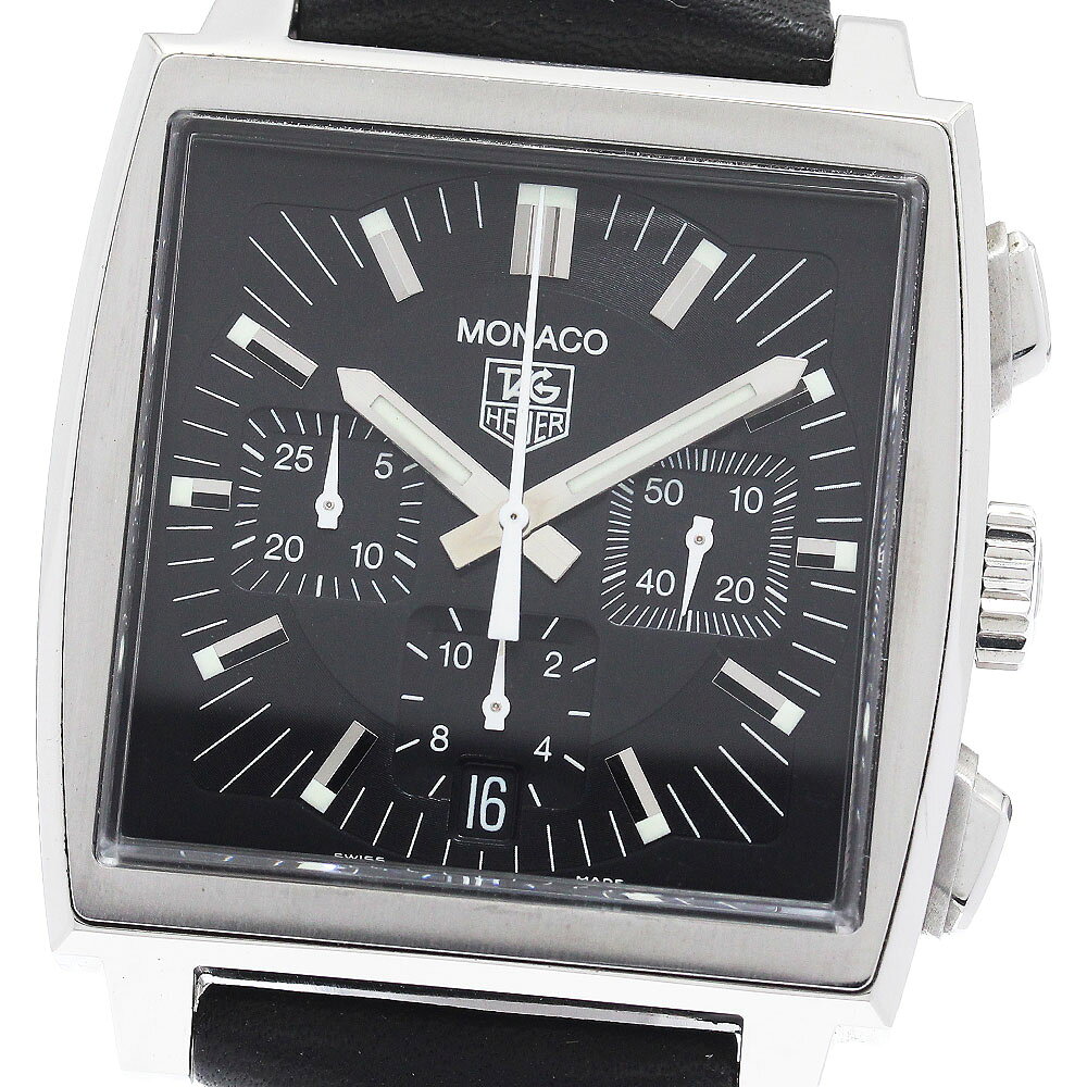 タグホイヤー TAG HEUER CW2111.FC6171 モナコ クロノグラフ 自動巻き メンズ 良品 保証書付き_973970【中古】