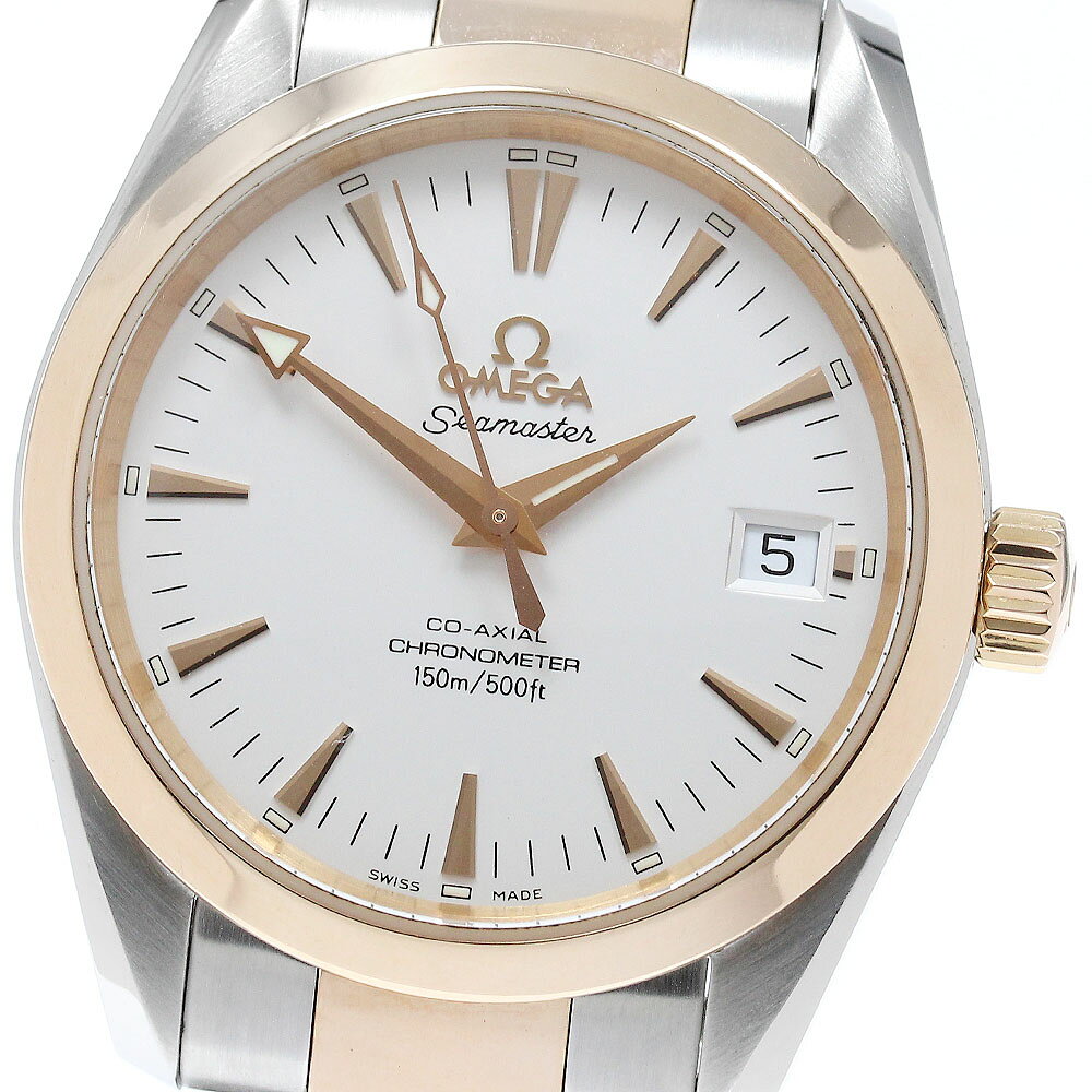 オメガ OMEGA 2304.30 シーマスター アクアテラ コーアクシャル 自動巻き ボーイズ 良品 保証書付き_974103【中古】