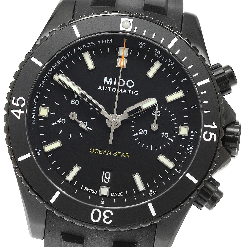 ミドー MIDO M026.627.37.051.00 オーシャンスター クロノグラフ スペシャルエディション 自動巻き メンズ 極美品 箱・保証書付き_974705【中古】