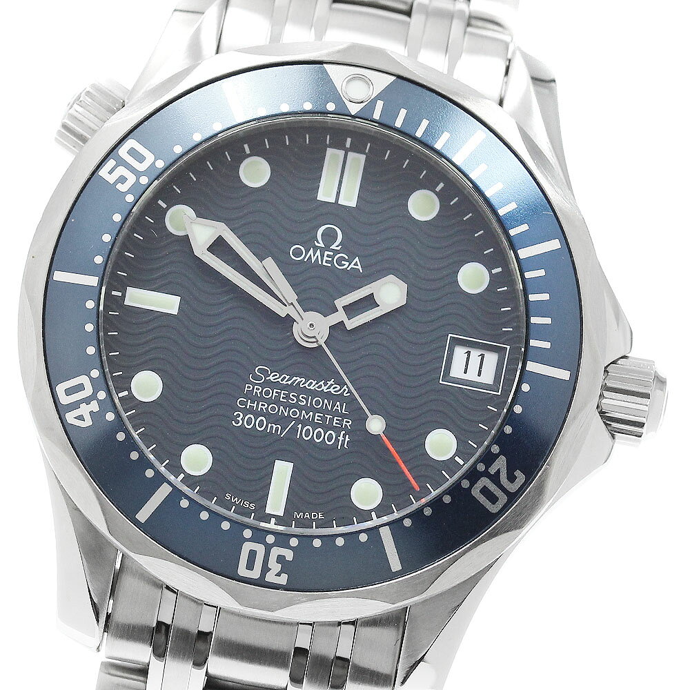 オメガ OMEGA 2551.80 シーマスター ダイバー 300M デイト 自動巻き ボーイズ _962346【中古】