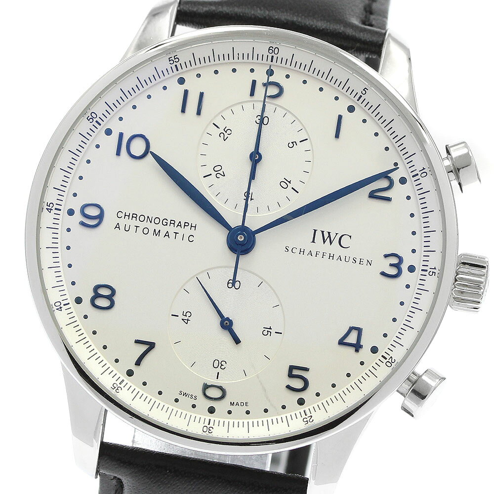 IWC IWC SCHAFFHAUSEN IW371446 ポルトギーゼ クロノグラフ スモールセコンド 自動巻き メンズ 保証書付き_969416【中古】