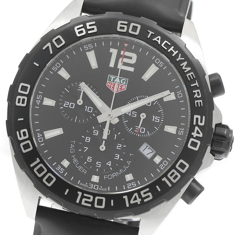 タグホイヤー TAG HEUER CAZ1010 フォーミュラ1 クロノグラフ デイト クォーツ メンズ 箱・保証書付き_972893【中古】