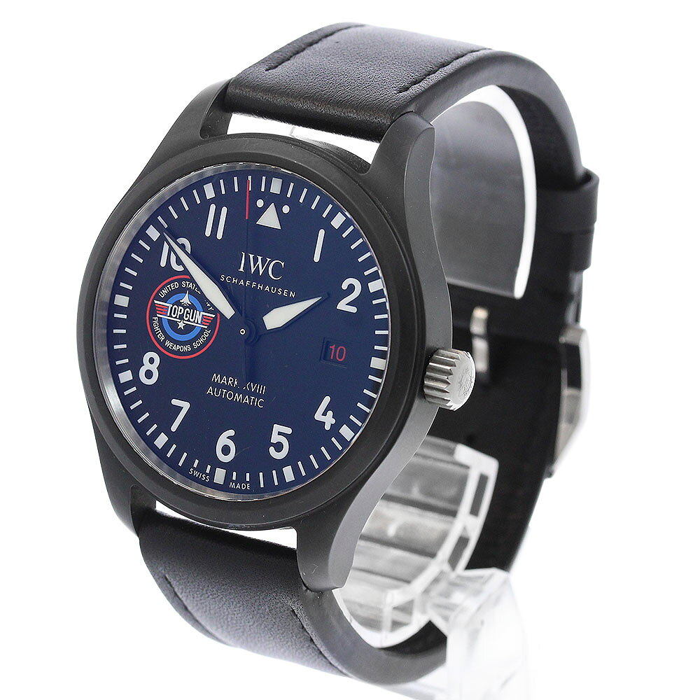 CLOSERのIWC IWC SCHAFFHAUSEN IW324712 パイロットウォッチ XV2I トップガン SFTI デイト 自動巻き メンズ 良品 保証書付き_973986【中古】｜アングル3