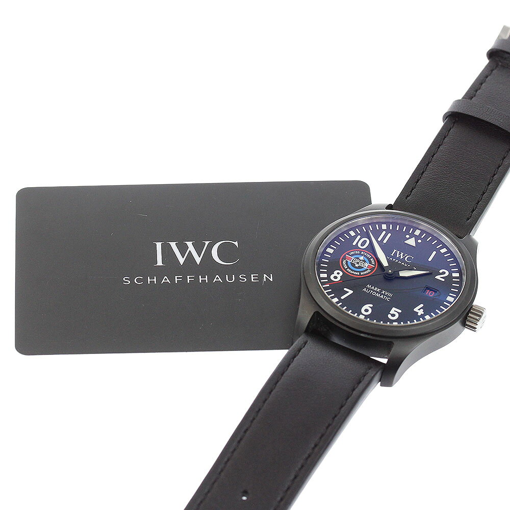 CLOSERのIWC IWC SCHAFFHAUSEN IW324712 パイロットウォッチ XV2I トップガン SFTI デイト 自動巻き メンズ 良品 保証書付き_973986【中古】｜アングル2