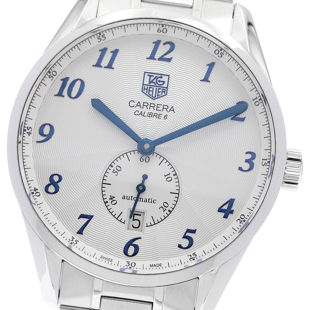 タグホイヤー TAG HEUER WAS2111 カレラ ヘリテージ キャリバー6 デイト 自動巻き メンズ 良品 保証書付き_974276【中古】