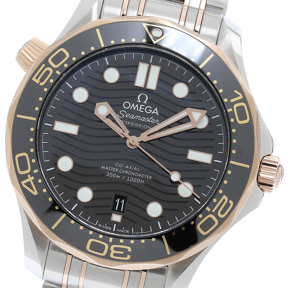 オメガ OMEGA 210.20.42.20.01.001 シーマスター ダイバー300M コーアクシャル マスタークロノメーター 自動巻き メンズ 保証書付き_974701【中古】