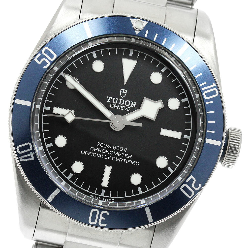 チュードル TUDOR 79230B ヘリテージ ブラックベイ 自動巻き メンズ 良品 保証書付き_975003【中古】