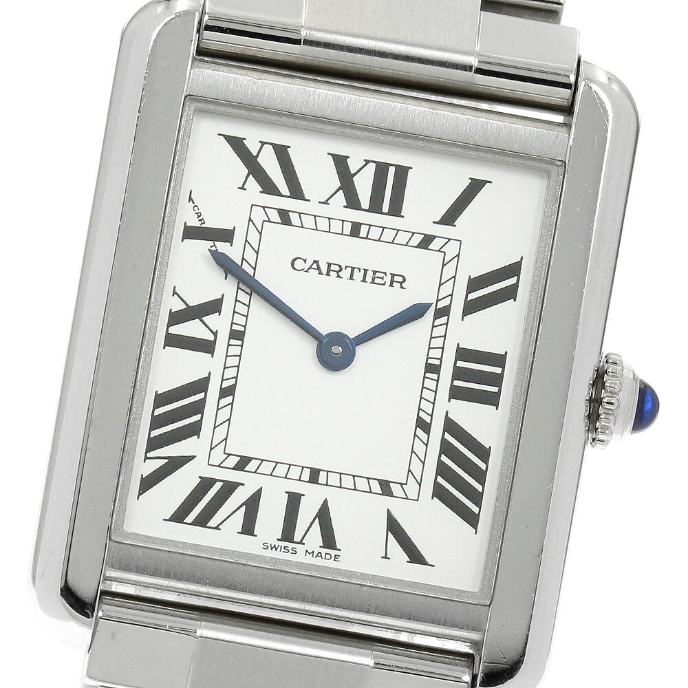 カルティエ CARTIER W5200013 タンクソロ SM クォーツ レディース _975046【中古】