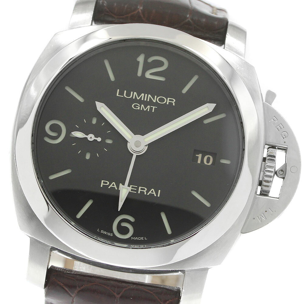パネライ PANERAI PAM00320 ルミノール 1950 3デイズ GMT 自動巻き メンズ ...