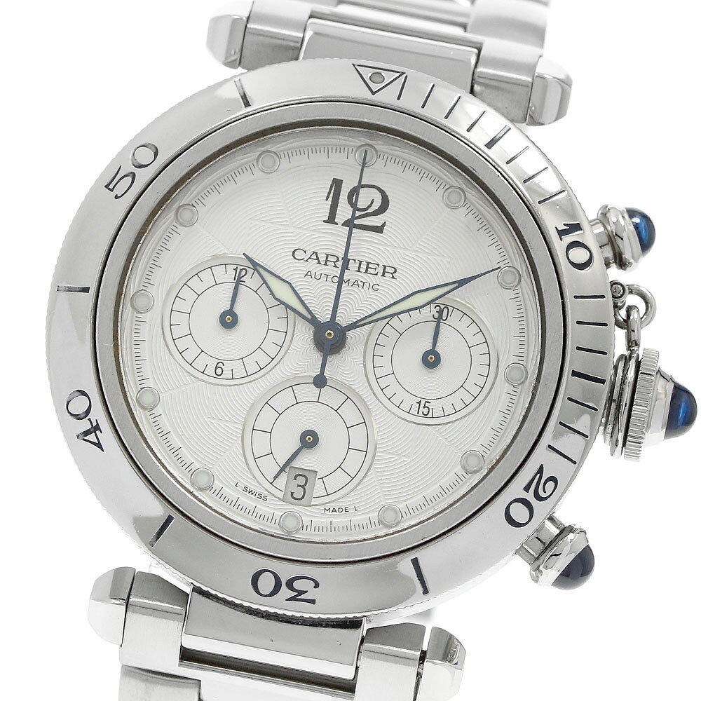 カルティエ CARTIER W31030H3 パシャ38mm クロノグラフ 自動巻き メンズ 保証書付き_964959 中古 closer01-10271712 CLOSER パッケージ画像
