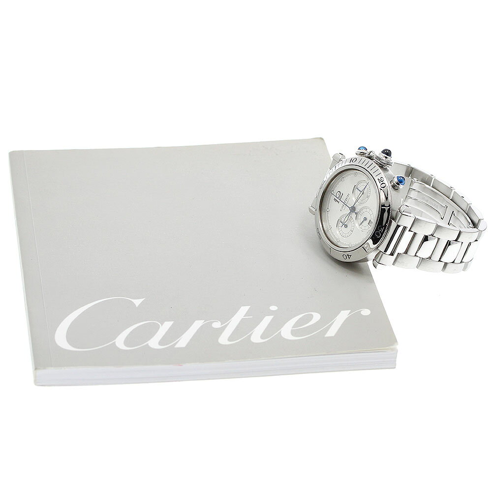 カルティエ CARTIER W31030H3 パシャ38mm クロノグラフ 自動巻き メンズ 保証書付き_964959 中古 closer01-10271712 CLOSER サンプル画像2