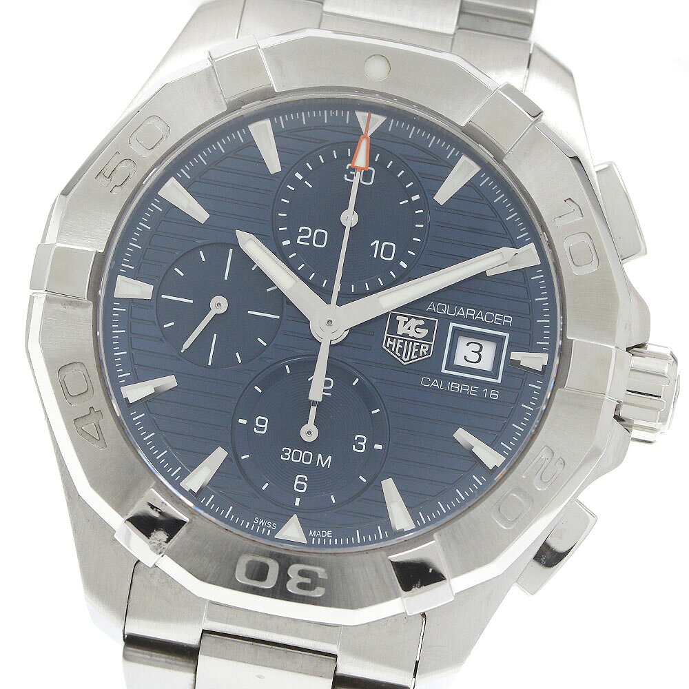 タグホイヤー TAG HEUER CAY2112.BA0927 アクアレーサー クロノグラフ 自動巻き メンズ 良品 保証書付き_966732【中古】