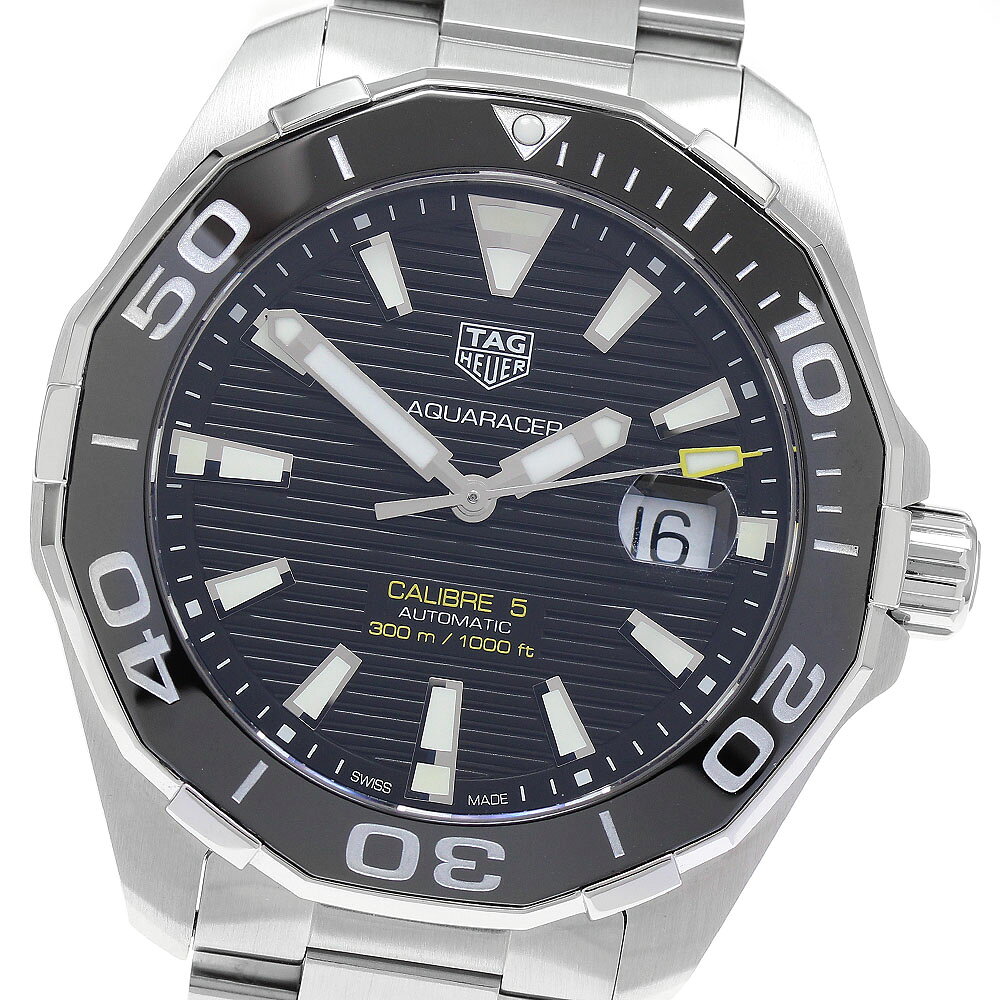 タグホイヤー TAG HEUER WAY201A.BA0927 アクアレーサー キャリバー5 デイト 自動巻き メンズ 美品 保証書付き_968931【中古】