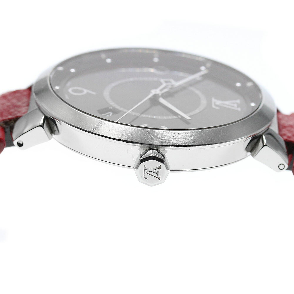 ルイ・ヴィトン LOUIS VUITTON QA005 タンブールスリム モノグラム デイト クォーツ メンズ _970539 closer01-10271752 CLOSER サンプル画像3
