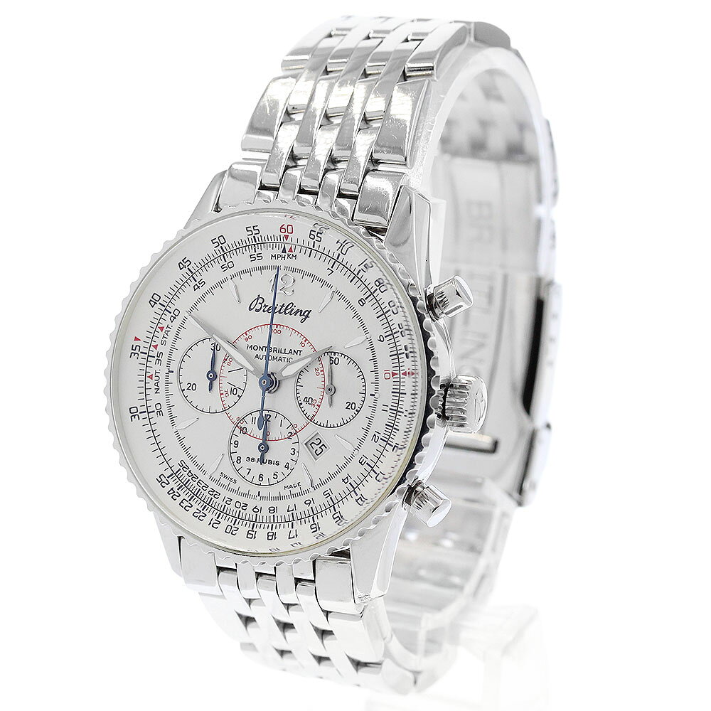 ブライトリング BREITLING A41330 ナビタイマー モンブリラン デイト クロノグラフ 自動巻き メンズ 保証書付き closer01-10271725 CLOSER サンプル画像3