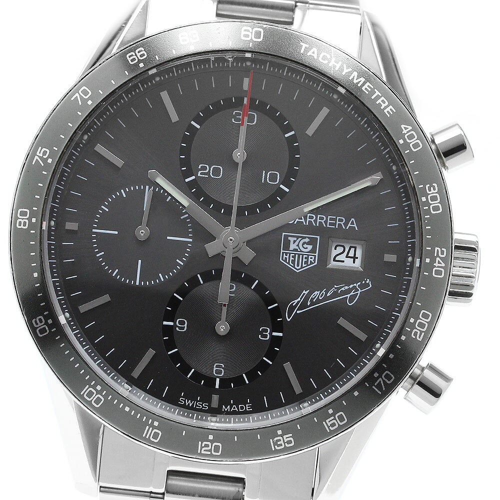 タグホイヤー TAG HEUER CV201C.BA0786 カレラ タキメーター キャリバー16 J.M.ファンジオ限定モデル 自動巻き メンズ 保証書付き_972301【中古】