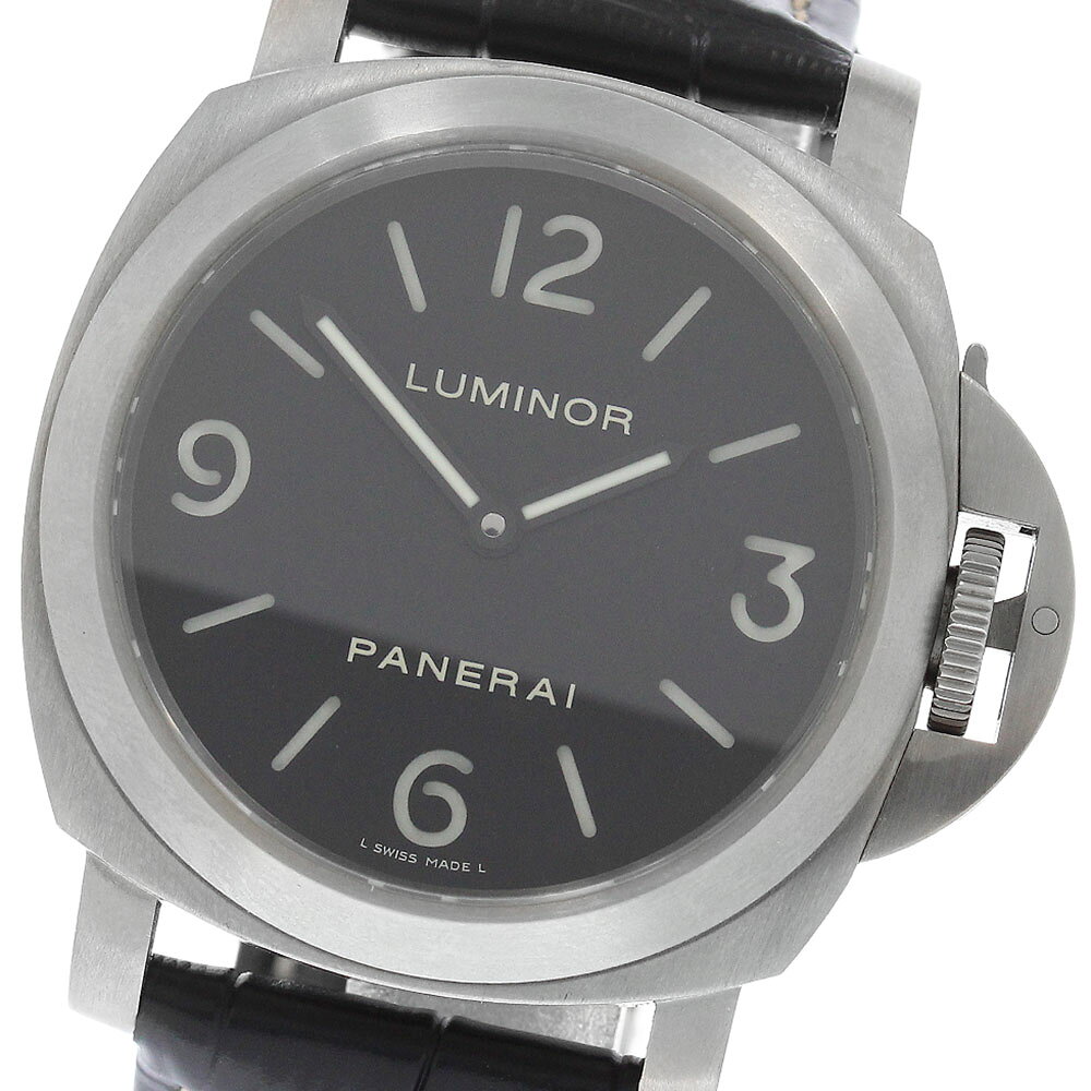 パネライ PANERAI PAM00176 ルミノール ベース 手巻き メンズ 良品 _973950 ...