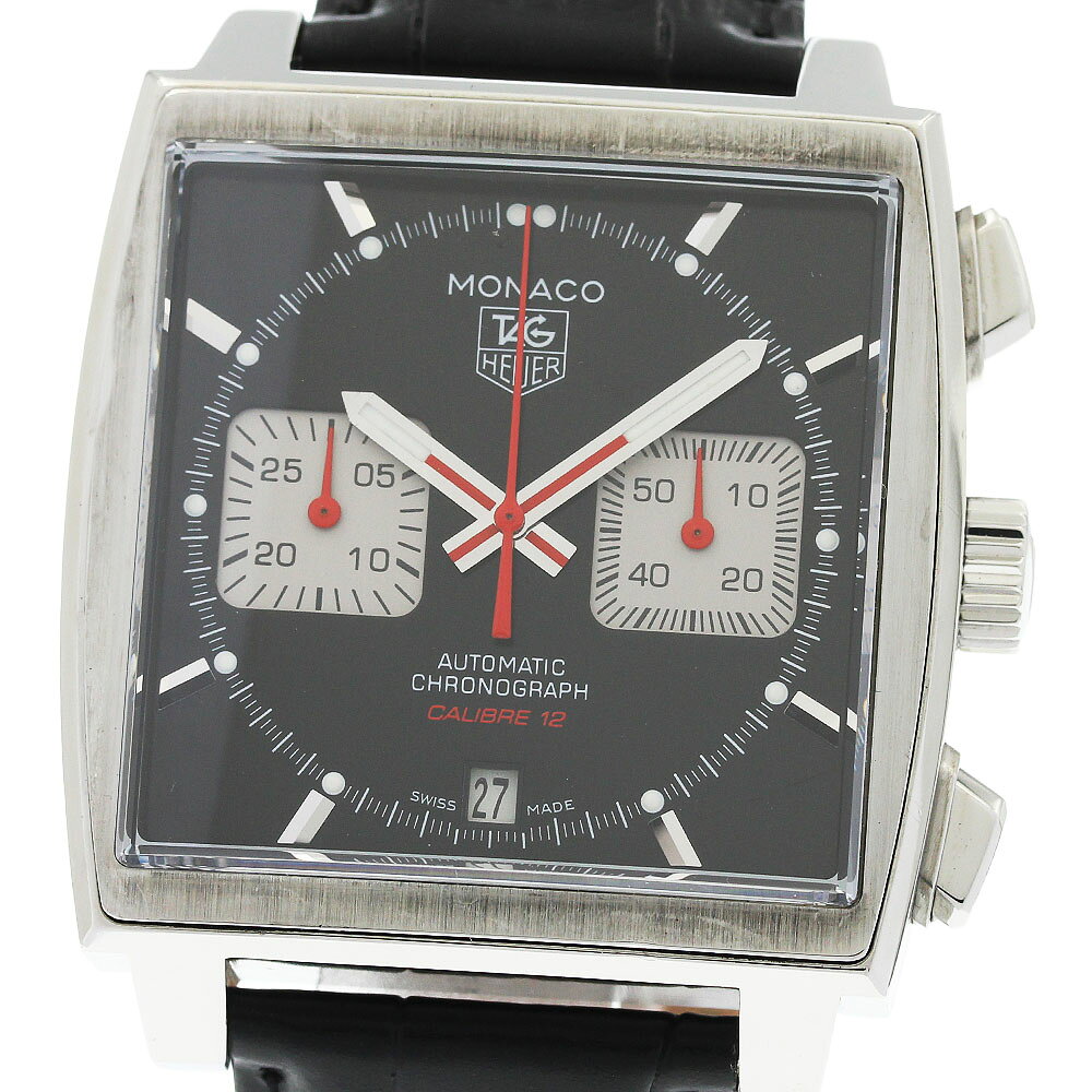 タグホイヤー TAG HEUER CAW2114-0 モナコ レーシング クロノグラフ キャリバー12 自動巻き メンズ _956757【中古】