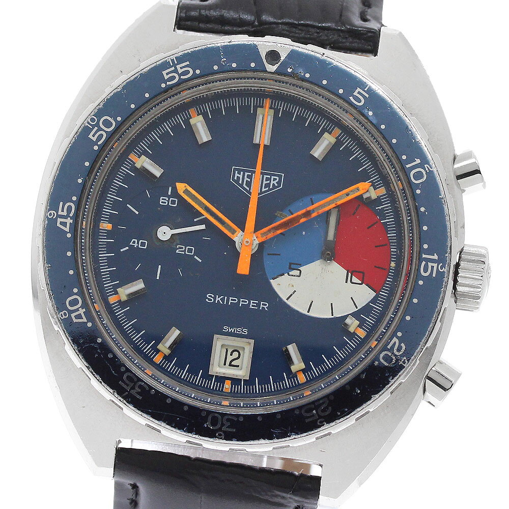 ホイヤー Heuer Ref.73464 スキッパー クロノグラフ cal.7734 手巻き メンズ _969565【中古】