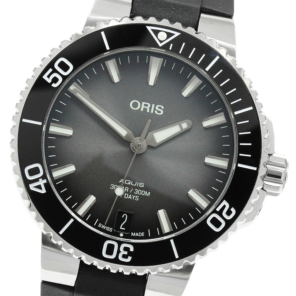 オリス ORIS 01 400 7769 4154 アクイス デイト キャリバー400 自動巻き メンズ 良品 保証書付き_97 closer01-10271834 CLOSER パッケージ画像