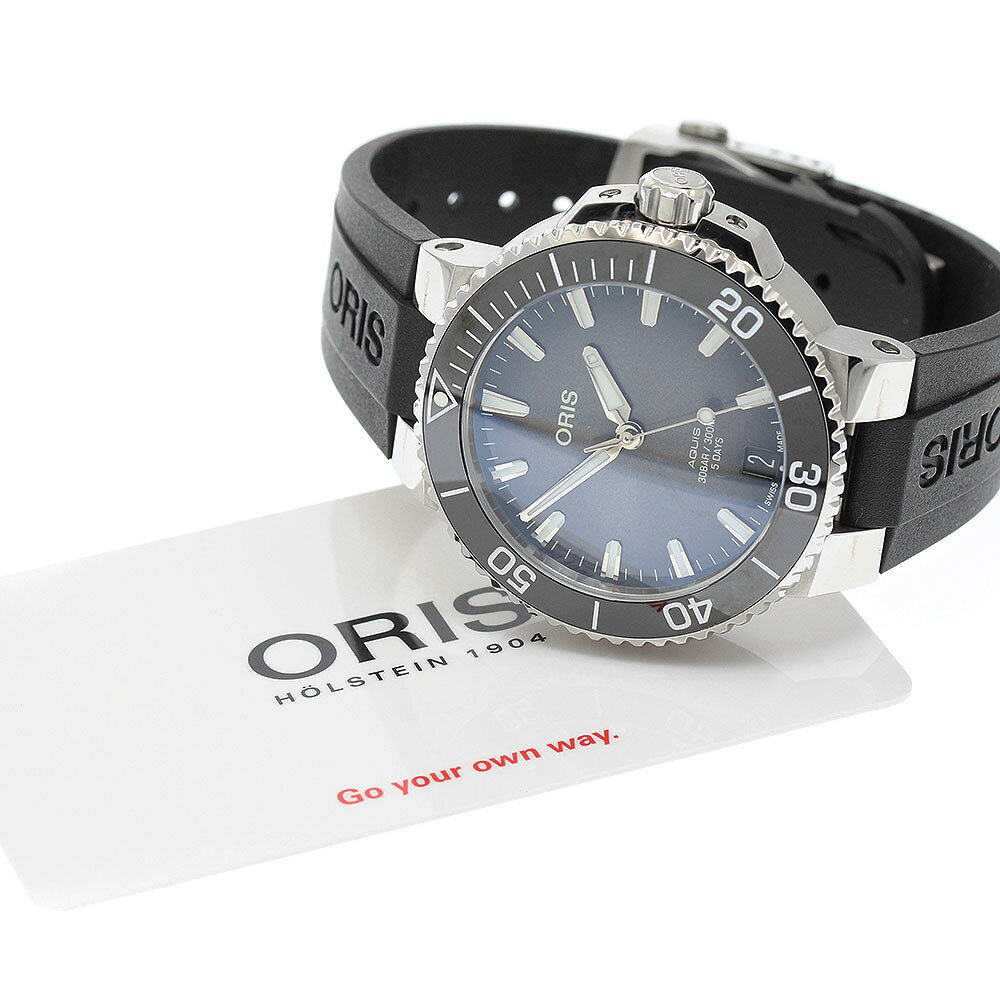 オリス ORIS 01 400 7769 4154 アクイス デイト キャリバー400 自動巻き メンズ 良品 保証書付き_97 closer01-10271834 CLOSER サンプル画像2
