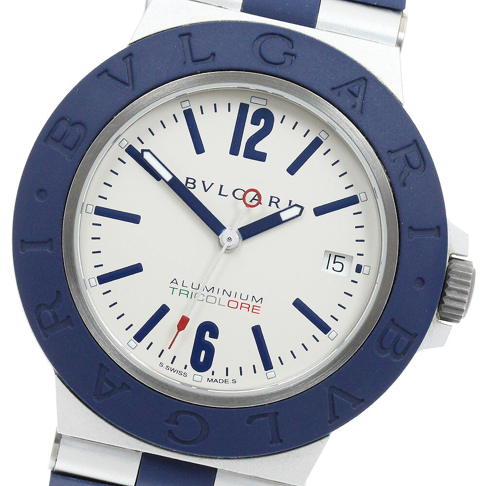 ブルガリ BVLGARI BB40AT/103514 アルミニウム トリコロール 1000本限定 自動巻き メンズ 良品 内箱・保証書付き_975111