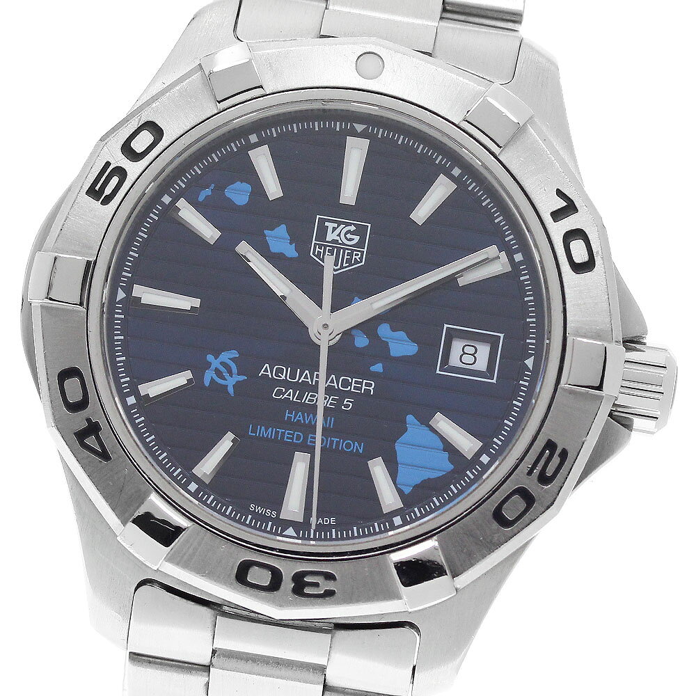 タグホイヤー TAG HEUER WAP201AA アクアレーサー ハワイ限定300本 自動巻き メンズ _967641【中古】