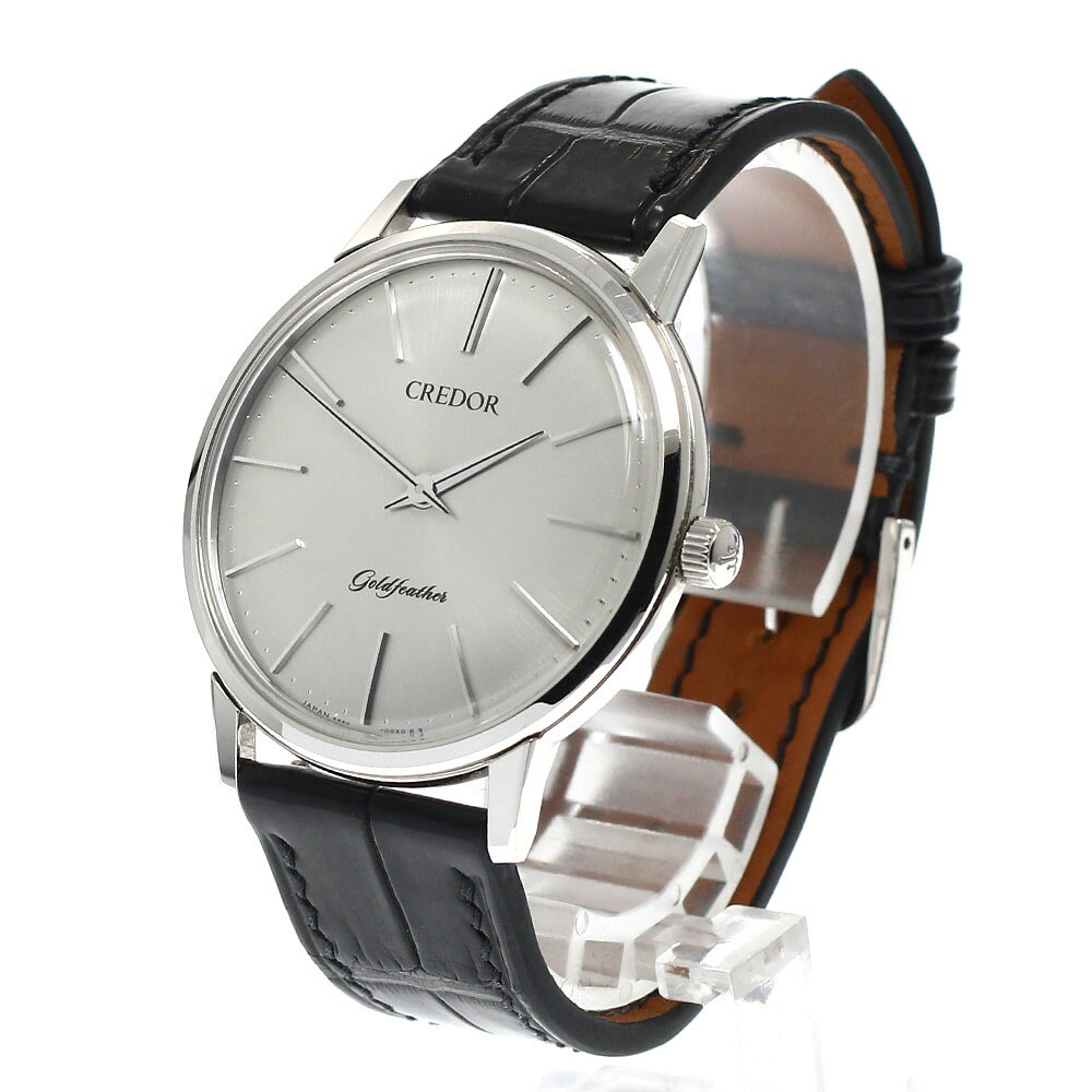 セイコー SEIKO GBBY973 6890-01B0 クレドール ゴールドフェザー U.T.D. PT950 手巻き メンズ closer01-10272255 CLOSER サンプル画像3