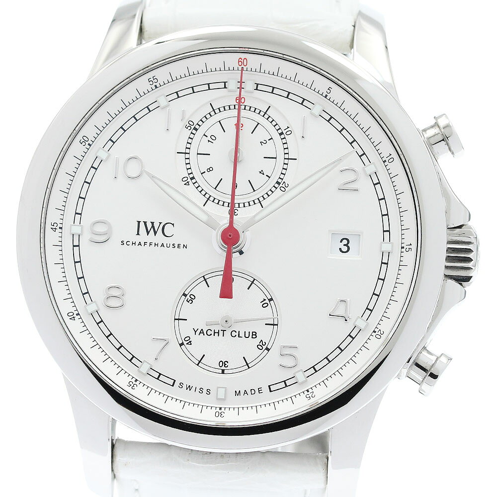 IWC IWC SCHAFFHAUSEN IW390502 ポルトギーゼ ヨットクラブ クロノグラフ 自動巻き メンズ 極美品 保証書付き_975149【中古】
