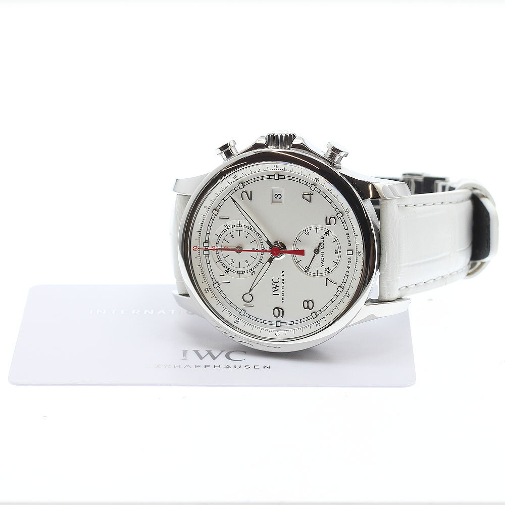 CLOSERのIWC IWC SCHAFFHAUSEN IW390502 ポルトギーゼ ヨットクラブ クロノグラフ 自動巻き メンズ 極美品 保証書付き_975149【中古】｜アングル2
