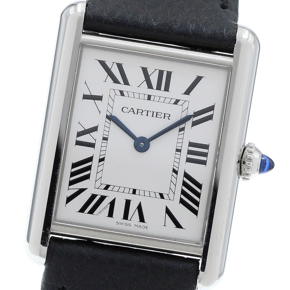 カルティエ CARTIER WSTA0041 タンクマスト LM クォーツ メンズ 保証書付き_976243【中古】