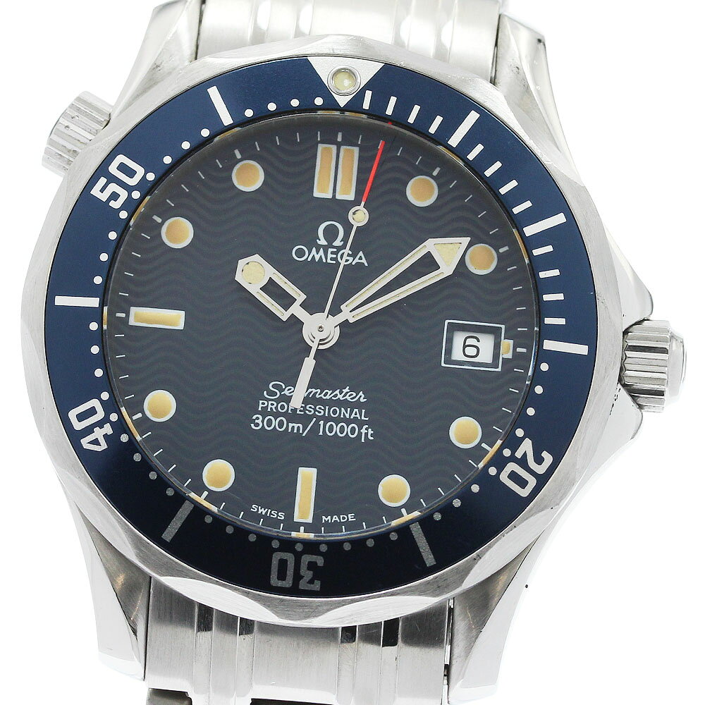 訳あり オメガ OMEGA 2561.80 シーマスター300 プロフェッショナル デイト クォーツ ボーイズ _947008【中古】