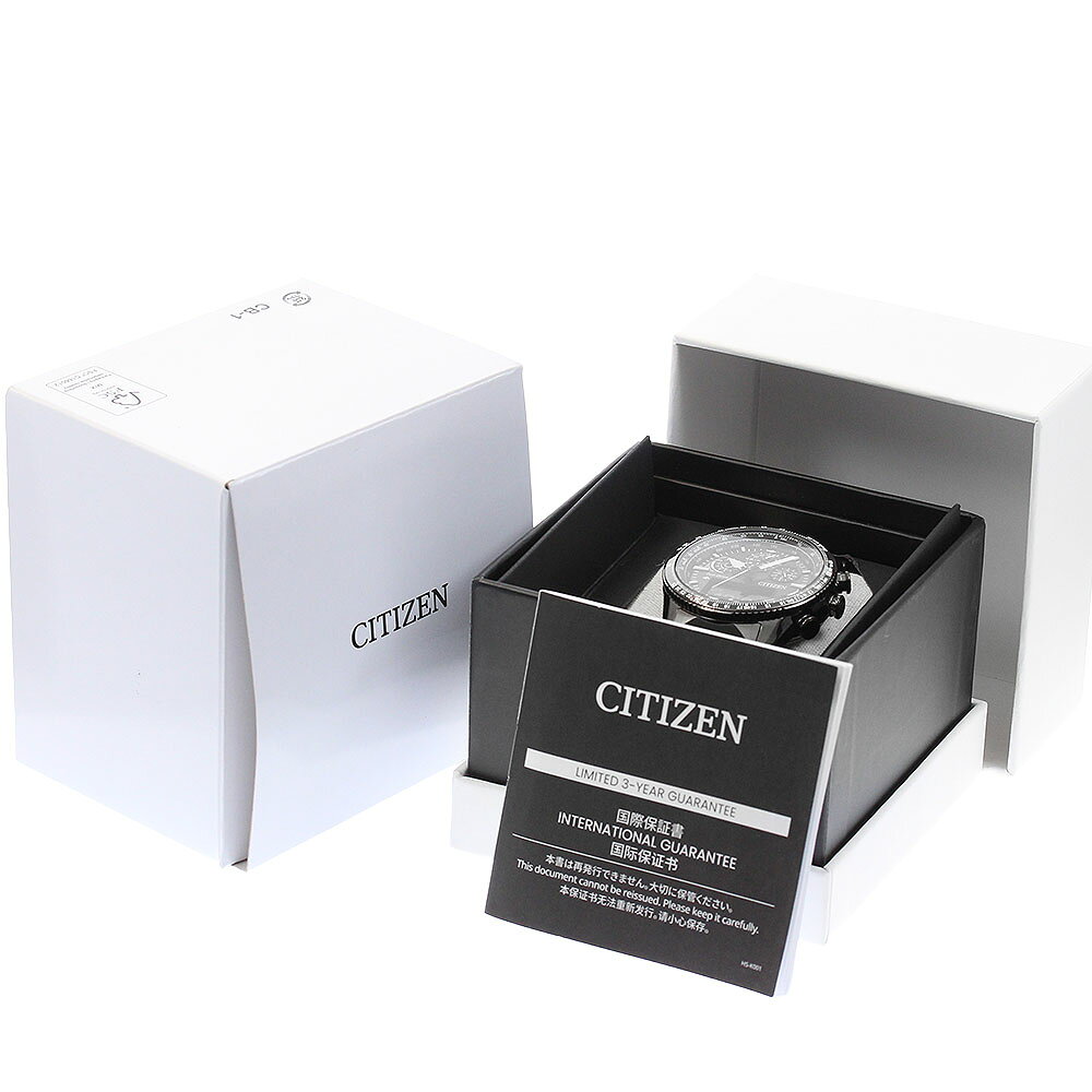 CLOSERのシチズン CITIZEN U830-00CG902/JV2005-58E プロマスター スカイ 多機能 ソーラー電波 メンズ 極美品 箱・保証書付き_974419【中古】｜アングル2