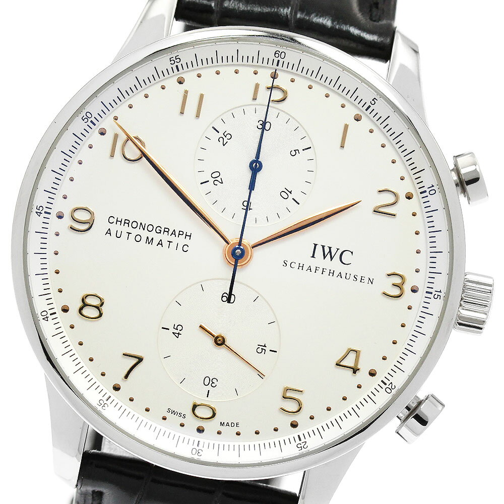 IWC IWC SCHAFFHAUSEN IW371445 ポルトギーゼ クロノグラフ 自動巻き メンズ 内箱・保証書付き_974400