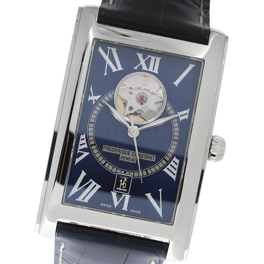 フレデリック・コンスタント FREDERIQUE CONSTANT FC-315DNS4C26 クラシック カレ ハートビート 自動巻き メンズ 良品 箱付き_977449【中古】
