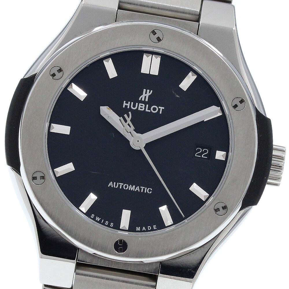 ウブロ HUBLOT 585.NX.1170.NX クラシックフュージョン デイト 自動巻き レディース 保証書付き_966051