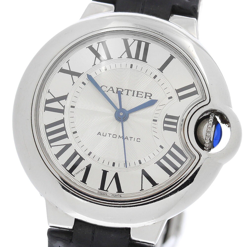カルティエ CARTIER WSBB0030 バロンブルー 33mm 自動巻き ボーイズ _972568